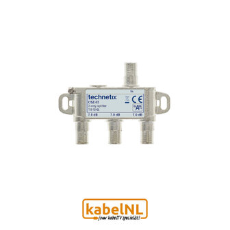 Technetix 3 weg MoCA splitter (Internet over Coax)