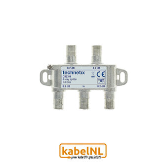 Technetix 4 weg MoCA splitter (Internet over Coax)